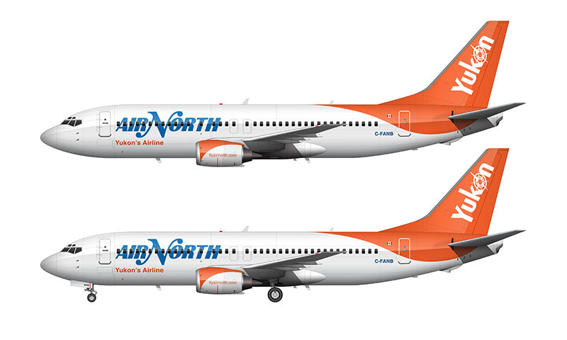 Air North Boeing 737-48E Illustration