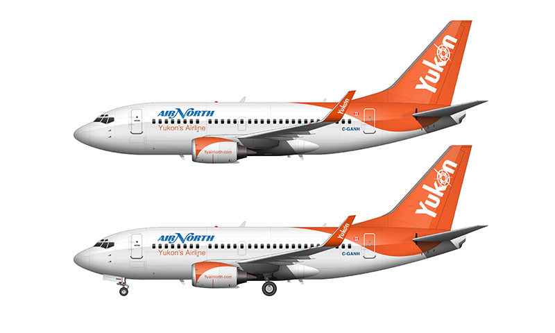 Air North Boeing 737-55D Illustration
