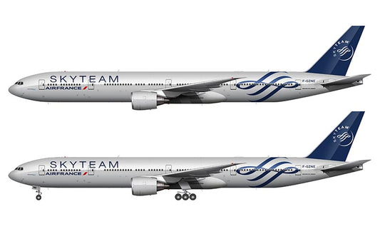 Air France Boeing 777-328ER (SkyTeam Livery) Illustration