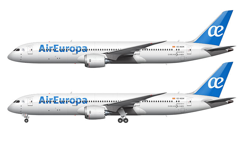 Air Europa Boeing 787-9 Illustration