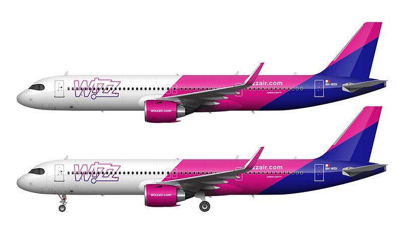 Wizz Air Malta Airbus A321-271NX Illustration