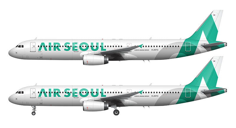 Air Seoul Airbus A321-232 Illustration