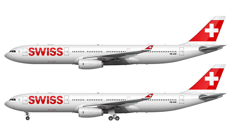 SWISS Airbus A330-343 Illustration