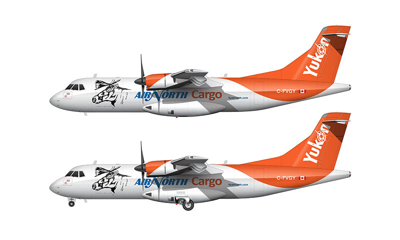 Air North Cargo ATR 42-320 Illustration