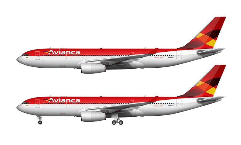 Avianca Airbus A330-200 Illustration