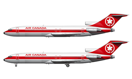 Air Canada Boeing 727-233/Adv Illustration (1980 Livery)