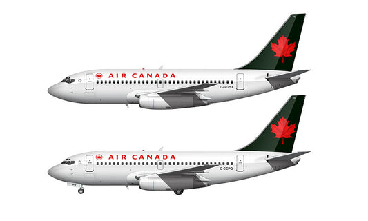 Air Canada Boeing 737-217/Adv Illustration (1994 Livery)