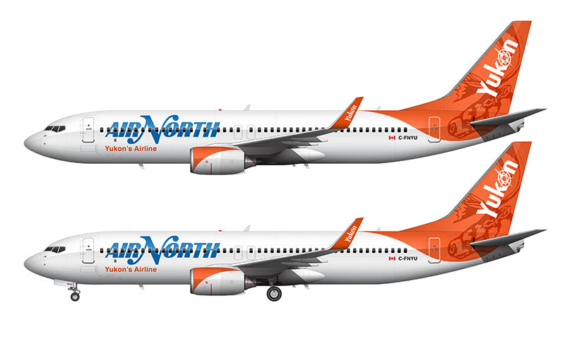 Air North Boeing 737-8AL(WL) Illustration