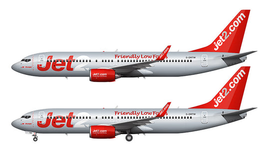 Jet2 Boeing 737-86N Illustration