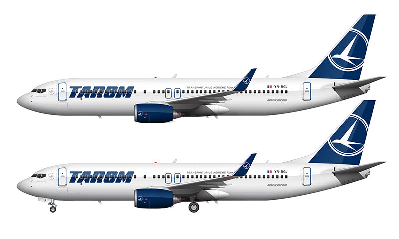 Tarom Boeing 737-82R Illustration