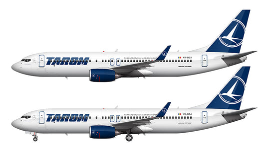 Tarom Boeing 737-82R Illustration