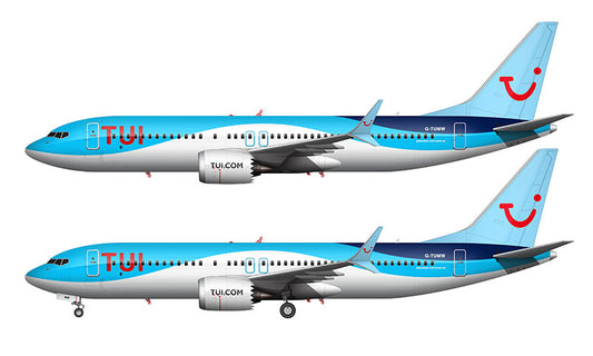 TUI Airways Boeing 737-8 MAX Illustration