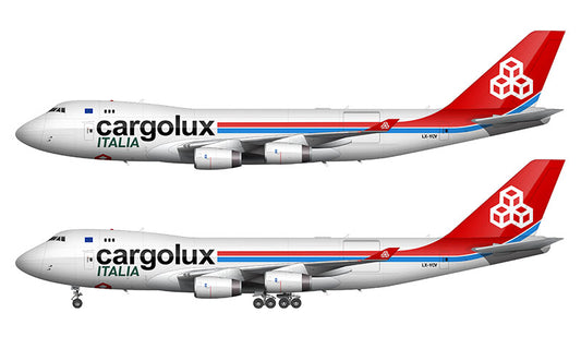 Cargolux Italia Boeing 747-400F Illustration
