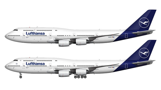 Lufthansa Boeing 747-830 Illustration (2018 Livery)