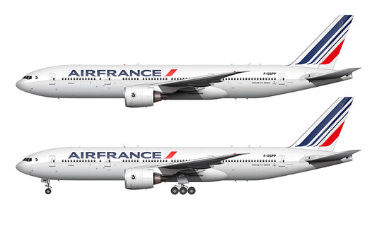 Air France Boeing 777-228/ER Illustration