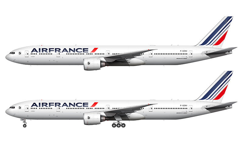 Air France Boeing 777-328ER Illustration