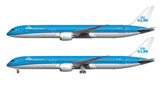 KLM Boeing 787-10 Illustration