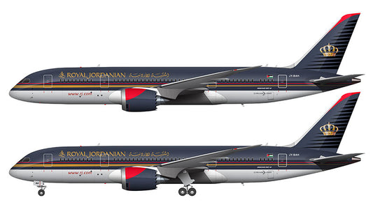 Royal Jordanian Boeing 787-8 Illustration
