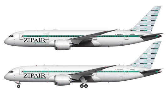 ZIPAIR Boeing 787-8 Illustration