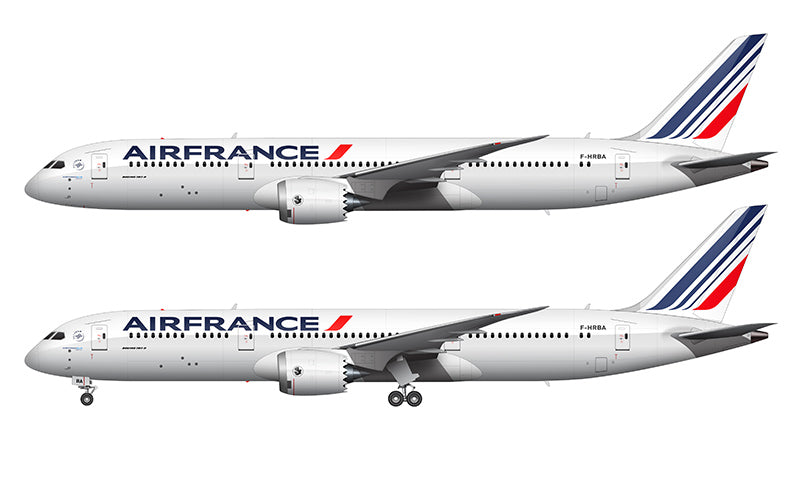 Air France Boeing 787-9 Illustration