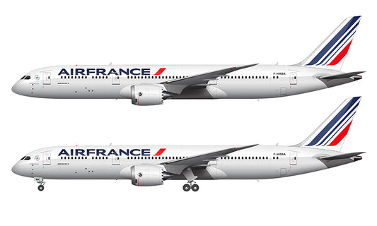 Air France Boeing 787-9 Illustration