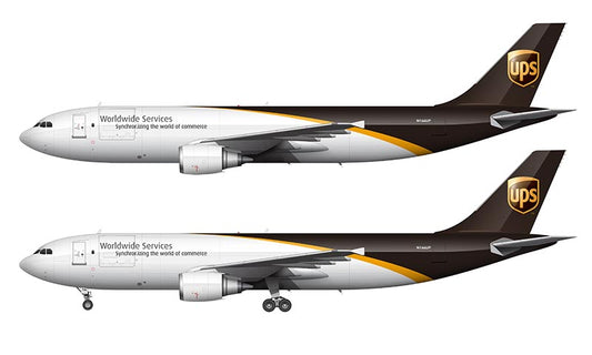 United Parcel Service (UPS) Airbus A300-600F Illustration (2003 Livery)