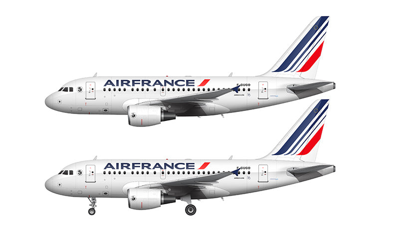 Air France Airbus A318-111 Illustration