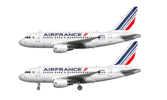 Air France Airbus A318-111 Illustration
