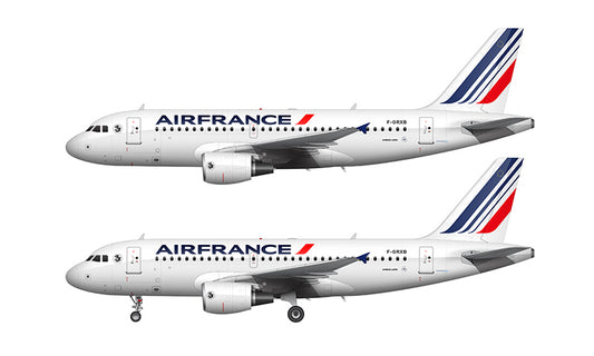 Air France Airbus A319-111 Illustration