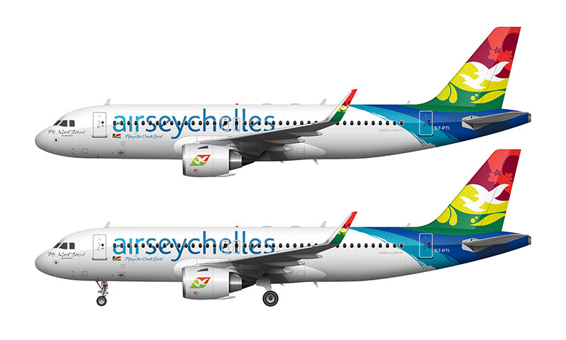 Air Seychelles Airbus A320-251N (A320neo) Illustration