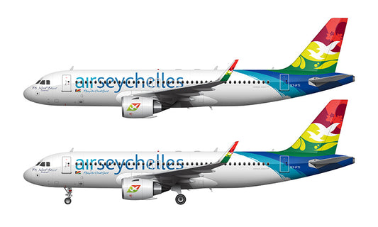 Air Seychelles Airbus A320-251N (A320neo) Illustration