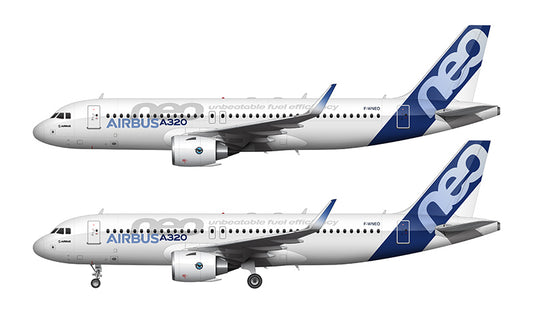 Airbus A320neo Illustration (Airbus Livery)