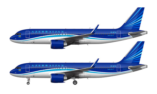 Azerbaijan Airlines Airbus A320-271N  Illustration