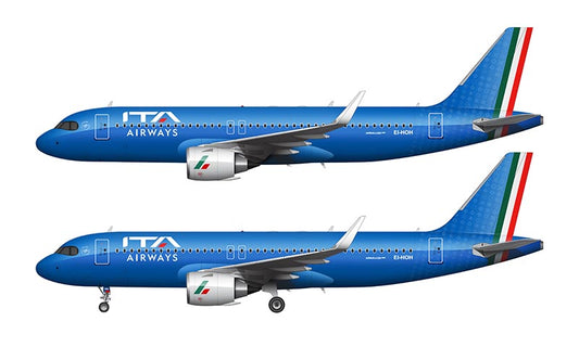 ITA Airways A320-272N (A320neo) Illustration