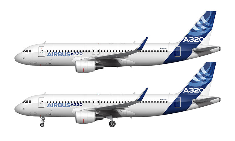 Airbus A320-200 Illustration (Airbus Livery)