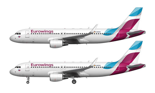 Eurowings Airbus A320-214 Illustration