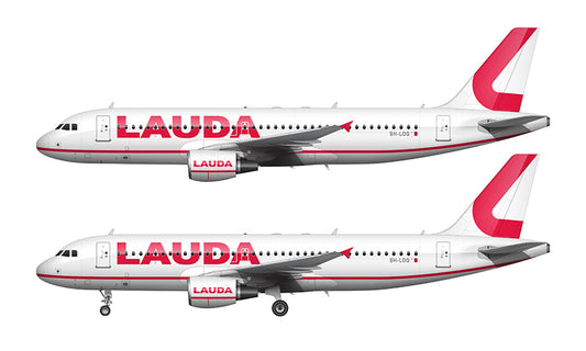 Lauda Europe Airbus A320-214 Illustration