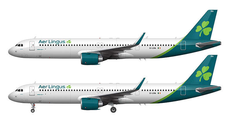 Aer Lingus Airbus A321-253NX Illustration