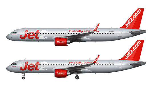 Jet2 Airbus A321-251NX Illustration