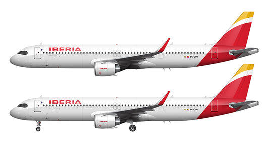 Iberia Airbus A321-253NY Illustration