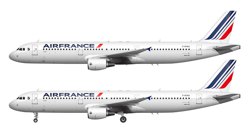 Air France Airbus A321-211 Illustration