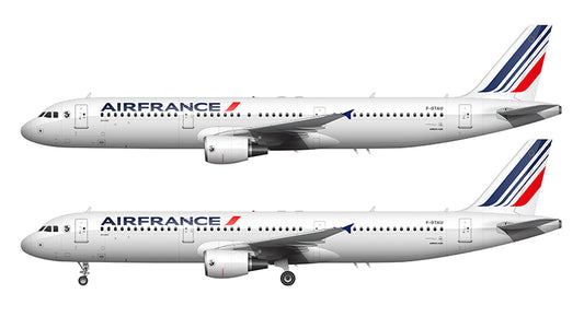 Air France Airbus A321-211 Illustration