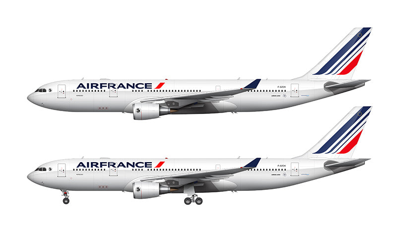 Air France Airbus A330-203 Illustration