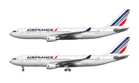 Air France Airbus A330-203 Illustration