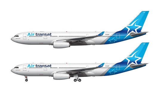 Air Transat Airbus A330-243 Illustration