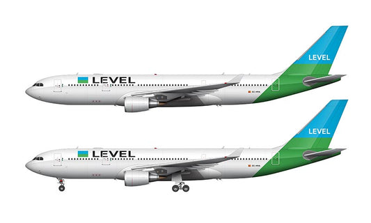 LEVEL Airbus A330-202 Illustration