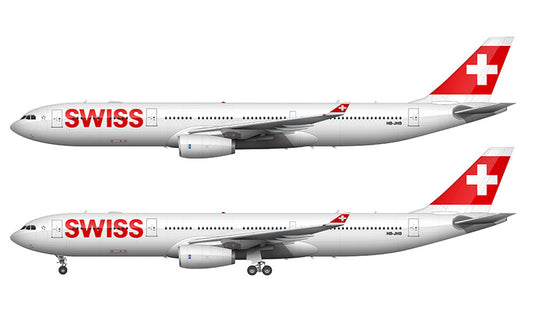SWISS Airbus A330-343 Illustration