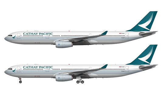 Cathay Pacific Airbus A330-342 Illustration (2015 Livery)