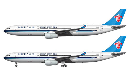 China Southern Airlines Airbus A330-343 Illustration
