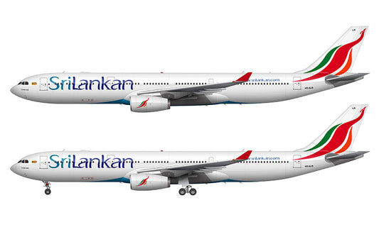 SriLankan Airlines Airbus A330-343 Illustration